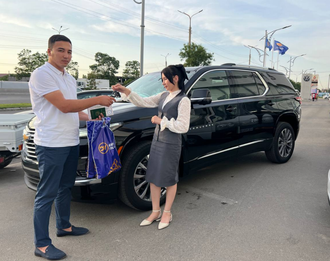 Обновленные Chevrolet Traverse 2022 уже на дорогах Узбекистана